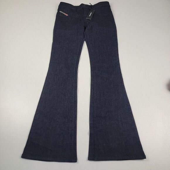 Diesel Livier-Flare Super Slim-Flare 0602V Stretch Jeans Women's W31/L32 Vtg Y2k - Picture 1 of 14
